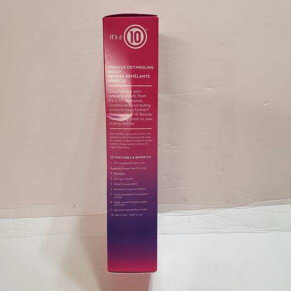 NIB It's a 10 Detangler Kit Everyday Miracle Hair Leave In and Brush - Picture 2 of 6